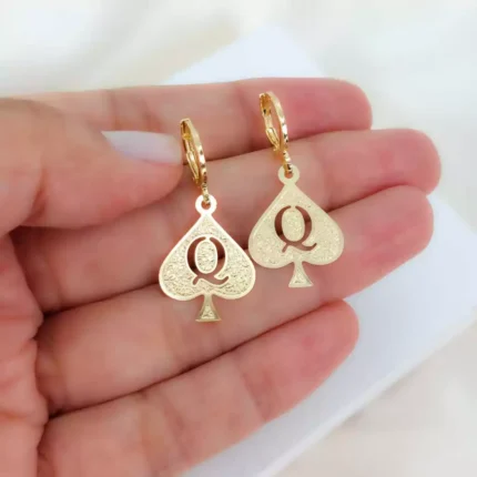 QOS Earrings - 18k Gold Plated - 1