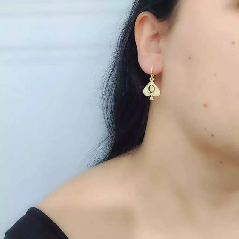 QOS Earrings - 18k Gold Plated - 2