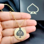 Customized QOS Necklace - 18k Gold Plated - 4