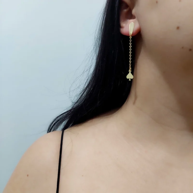 Mini QOS Earrings - 18k Gold Plated - 2