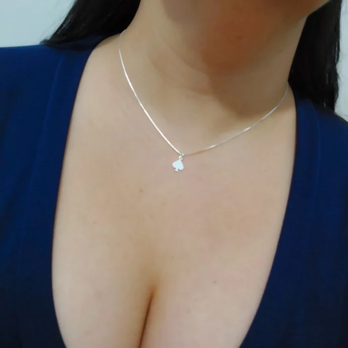 Mini QOS Necklace - 925 Silver Plated