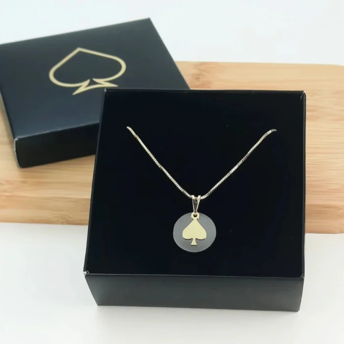 Mini Medal QOS Necklace - 18k Gold Plated - 3