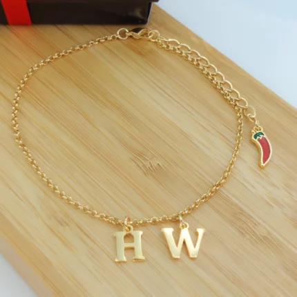 HW Pepper Anklet - 18k Gold Plated - hover