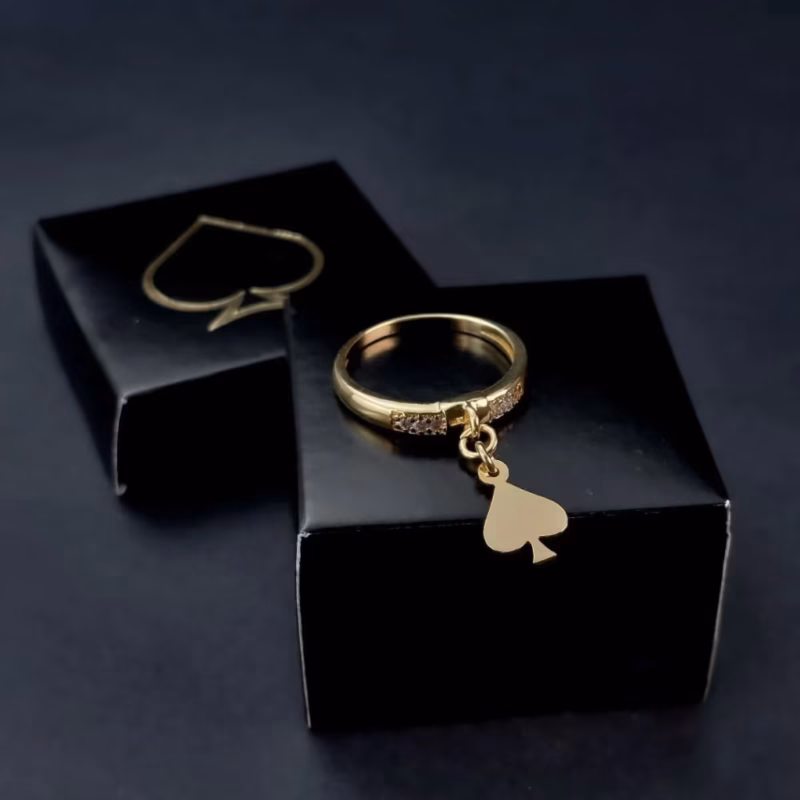 Studded QOS Ring - Gift