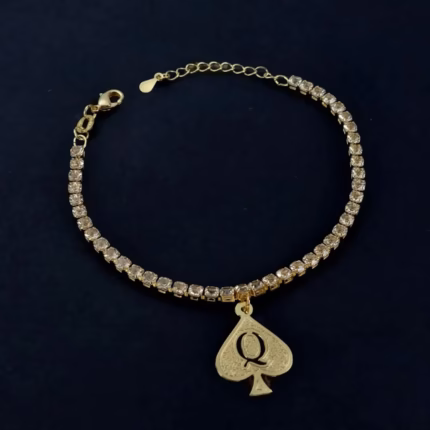 QOS Bracelet - Refined Tennis chain Gold